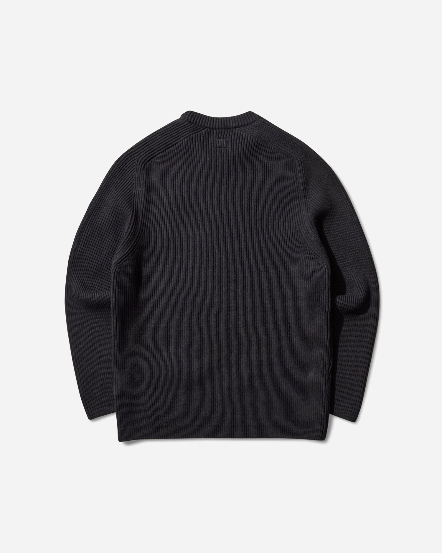 Sveter C.P. Company Full Rib Crewneck Sweater Čierna | 19CMKN015A-006608A 999, 0