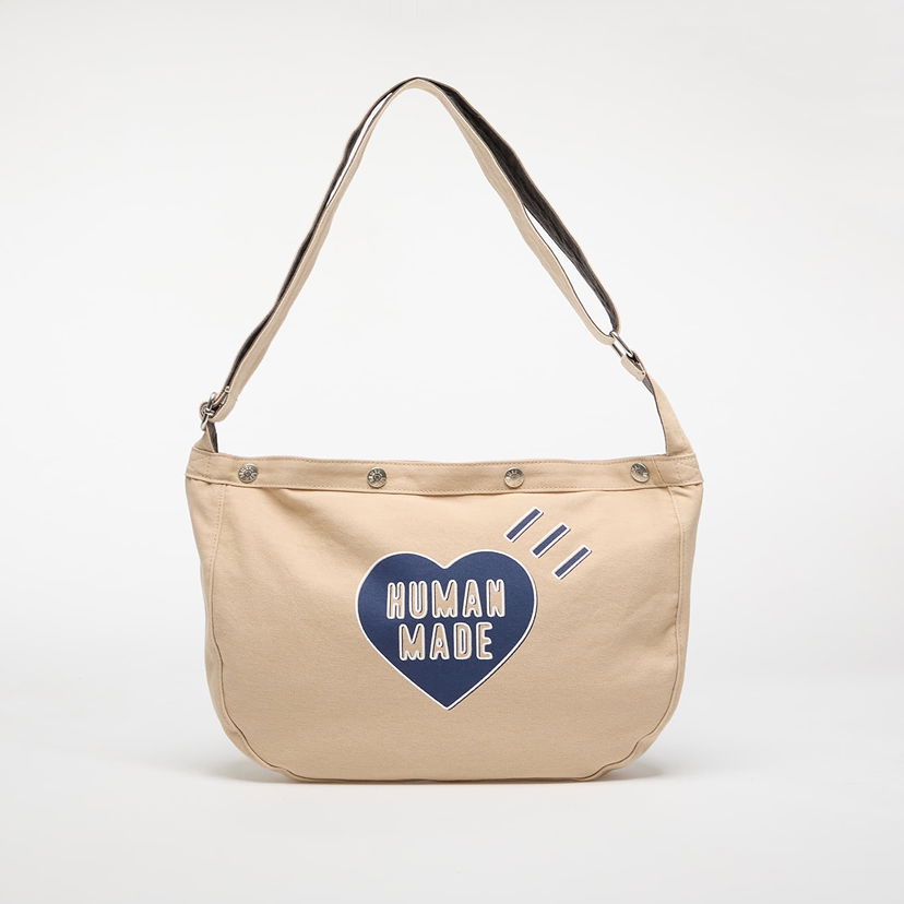Taška cez rameno Human Made HUMAN MADE Paperboy Bag Béžová | HM30GD057BG