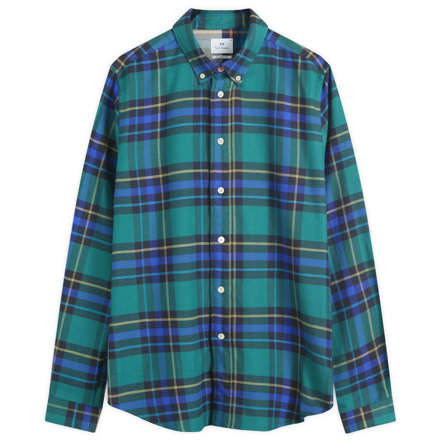 Košeľa Paul Smith Paul Smith Checked Long Sleeve Shirt, Size Large Zelené | M2R-450Y-N22202-33, 1