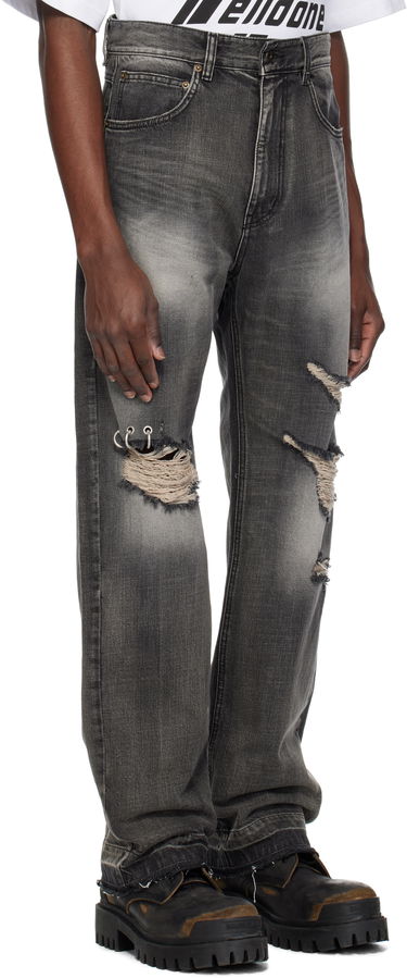 Džínsy We11done We11done Distressed Jeans Šedá | WD-DP0-25-333-M-BK, 1