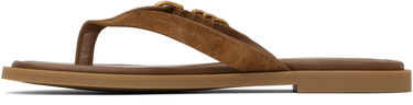 Starostlivosť o obuv rag & bone rag & bone Gia Suede Thong Sandals Hnedá | WFF25SF1003SU03, 2