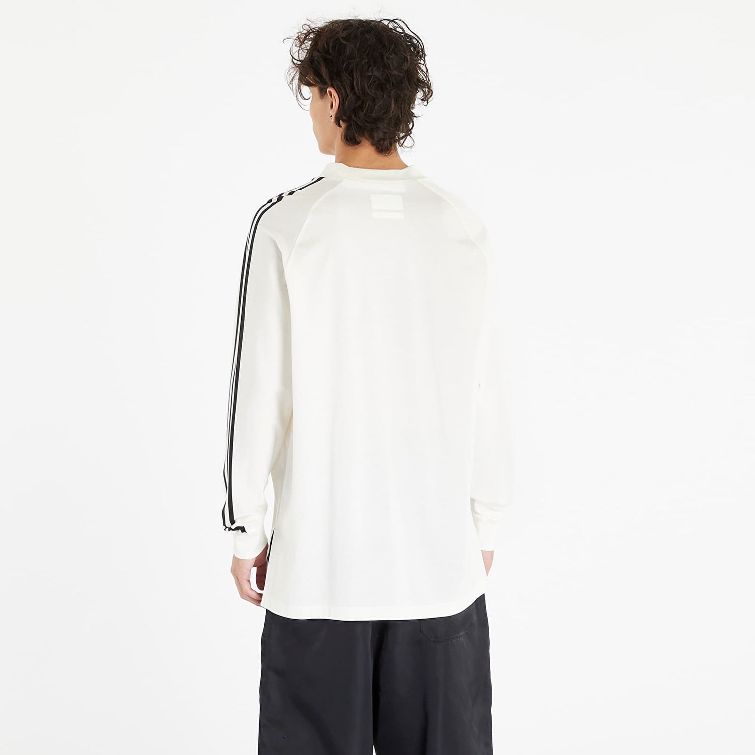 Tričko Y-3 3 Stripe Long Sleeve Tee Biela | IA1421, 1