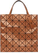 Lucent Metallic Geometric Panel Tote