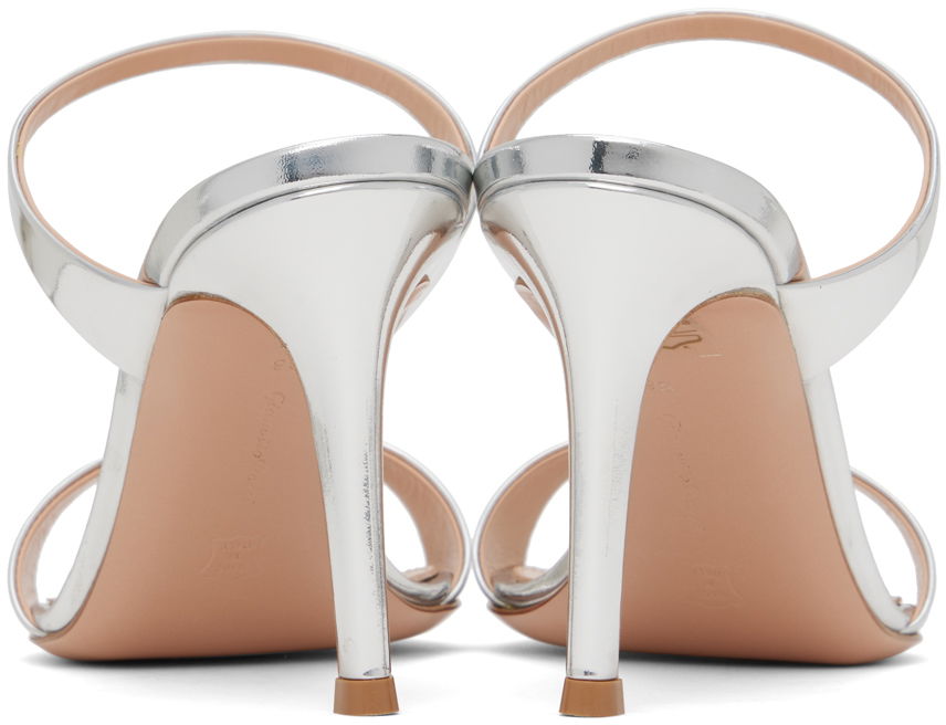 Tenisky a topánky Gianvito Rossi Gianvito Rossi Strappy Heeled Sandals Metalická | G15620.85RIC.MET, 1