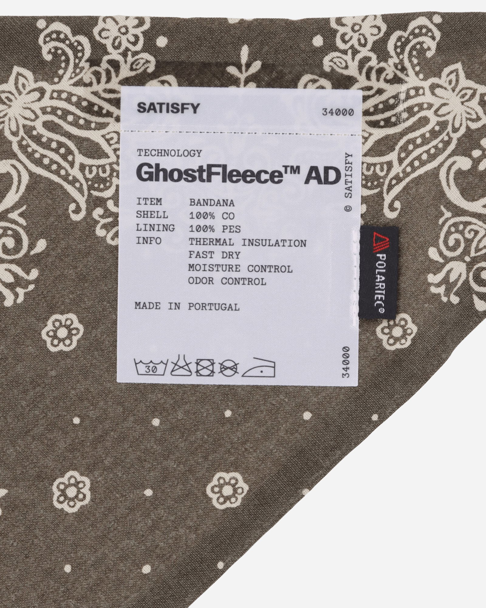 GhostFleece AD Paisley Bandana