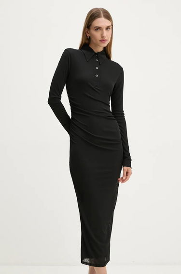 Šaty Nanushka Verity Midi Dress Čierna | NW24CRDR00399, 0