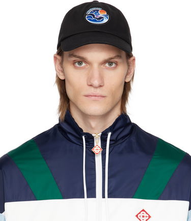 Šiltovka Casablanca Casablanca Midnight Wave Patch Cap Čierna | AS25-HAT-002-01, 0