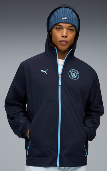Bunda Puma Manchester City FC TECH Woven Jacket Navy | 782669-06, 2