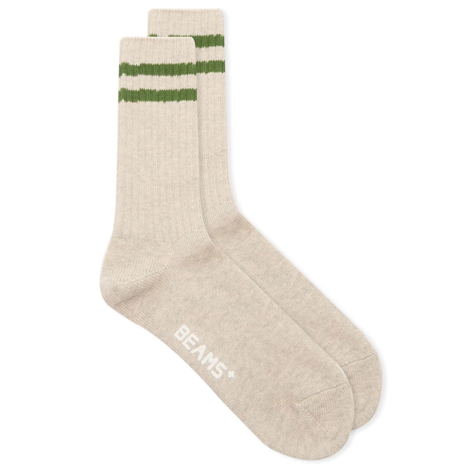 Ponožky BEAMS Beams Plus Schoolboy Socks Béžová | 3843-0010-479-16, 0