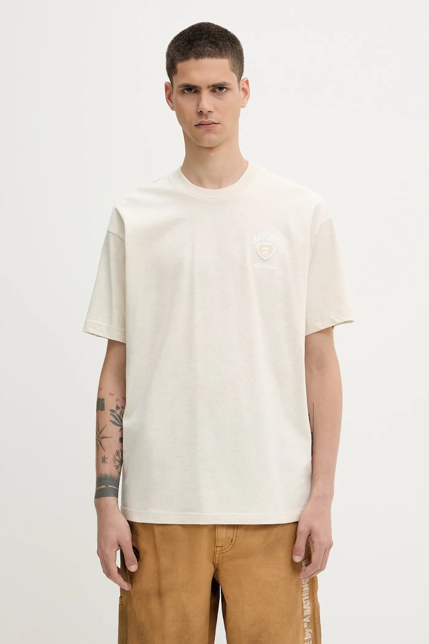 Tričko AAPE by A Bathing Ape AAPE Now T-Shirt Biela | AAPTEM1600XAO, 0
