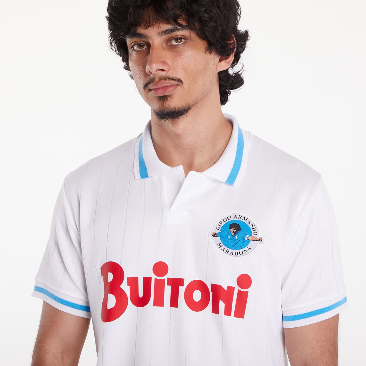 Dres COPA Maradona Napoli 1986-87 Away Retro Football Shirt Biela | 426-003, 1