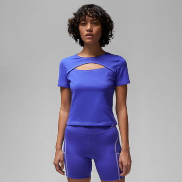 Tričko Jordan Sport Keyhole T-Shirt Fialová | DX0464-430, 0