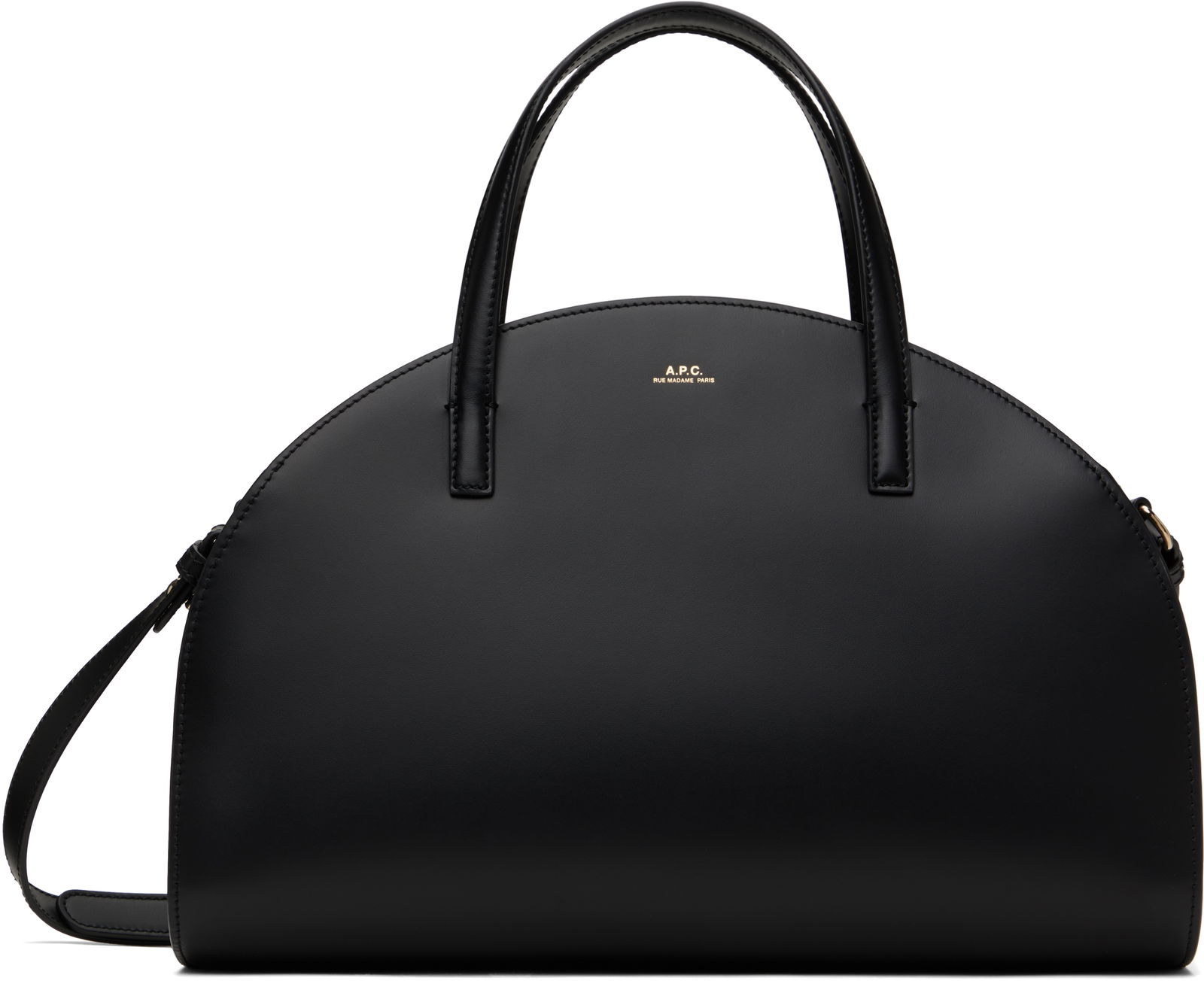 Demi-Lune Leather Tote Bag
