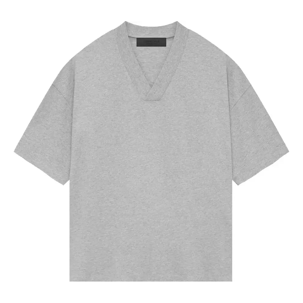 Tričko Fear of God Essentials V Neck T-Shirt Šedá | 125SP244216F, 0
