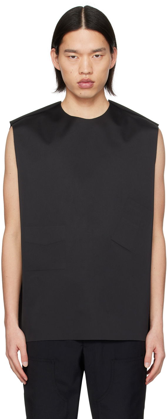 Vesta We11done We11done Embossed Pocket Tank Top Čierna | WD-BL1-24-122-M-BK, 0