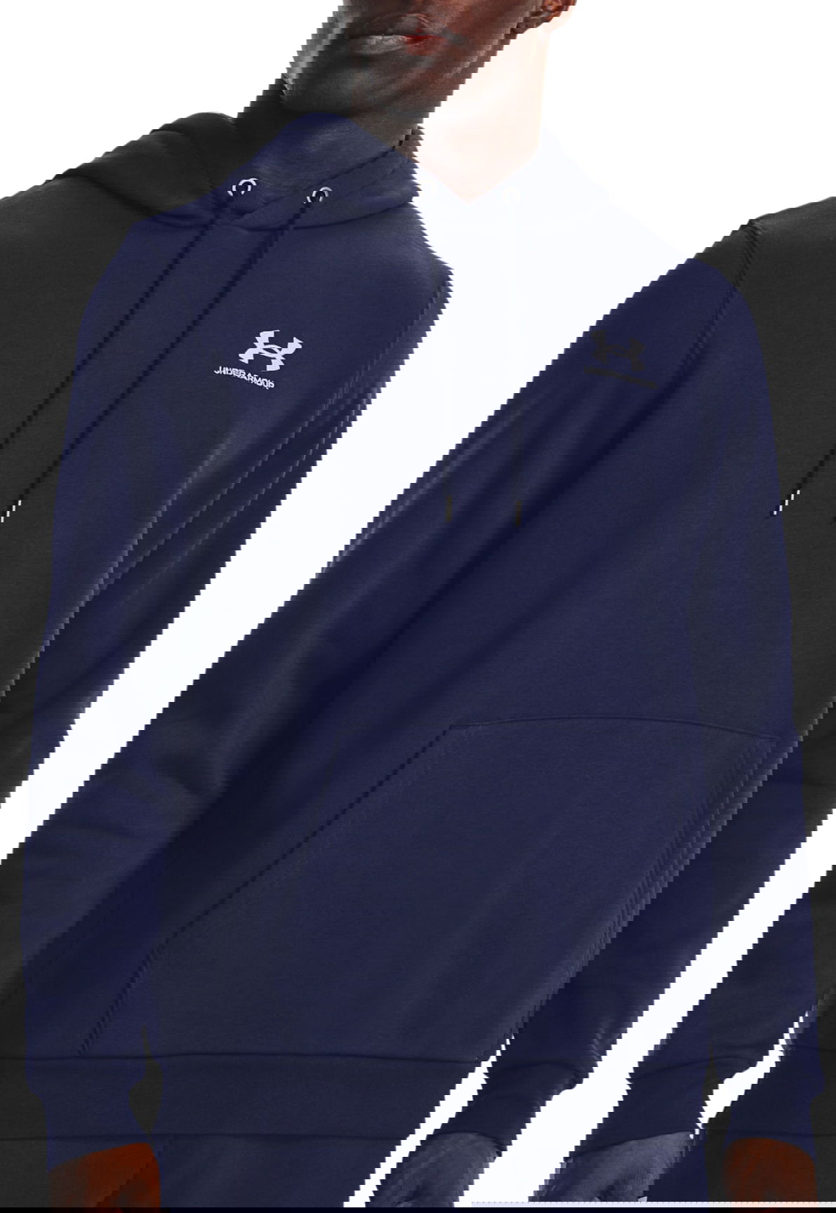 Mikina Under Armour Hoodie Essential Fleece Navy | 1373880-410, 0