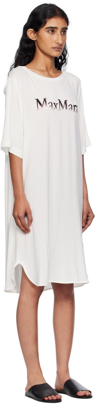 Šaty Max Mara Max Mara Luna T-Shirt Minidress Biela | 2516621039600, 1