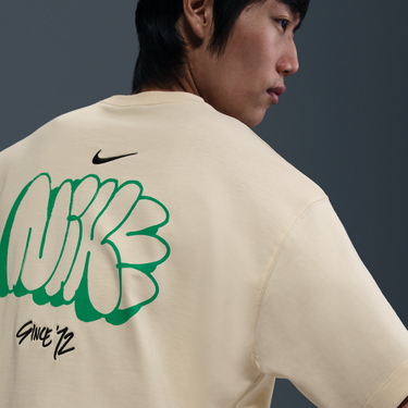 Tričko Nike Nike Solo Swoosh T-Shirt Béžová | HQ4182-113, 3
