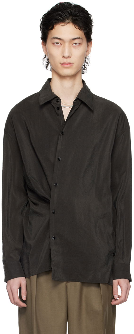 Košeľa LEMAIRE Lemaire Twisted Shirt Čierna | SH1096 LF208, 0
