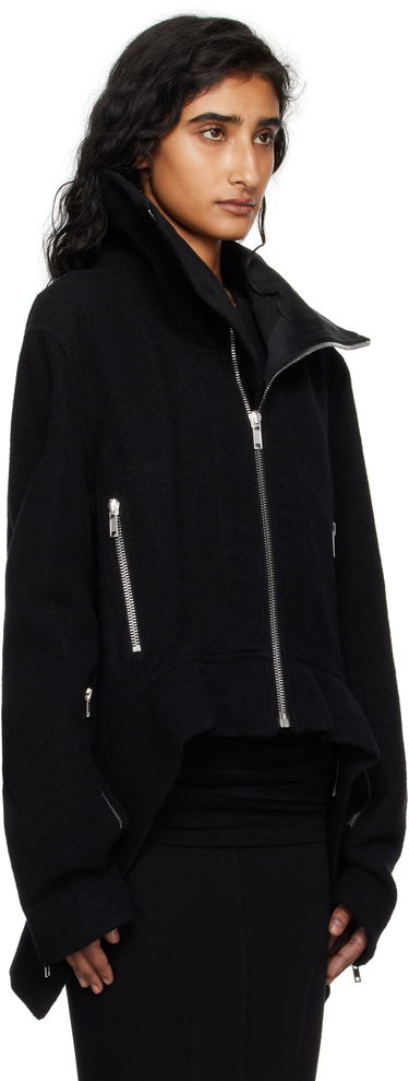 Bunda Rick Owens Rick Owens Concordians Exploder Cropped Jacket Čierna | RP02E4722 WBD, 1