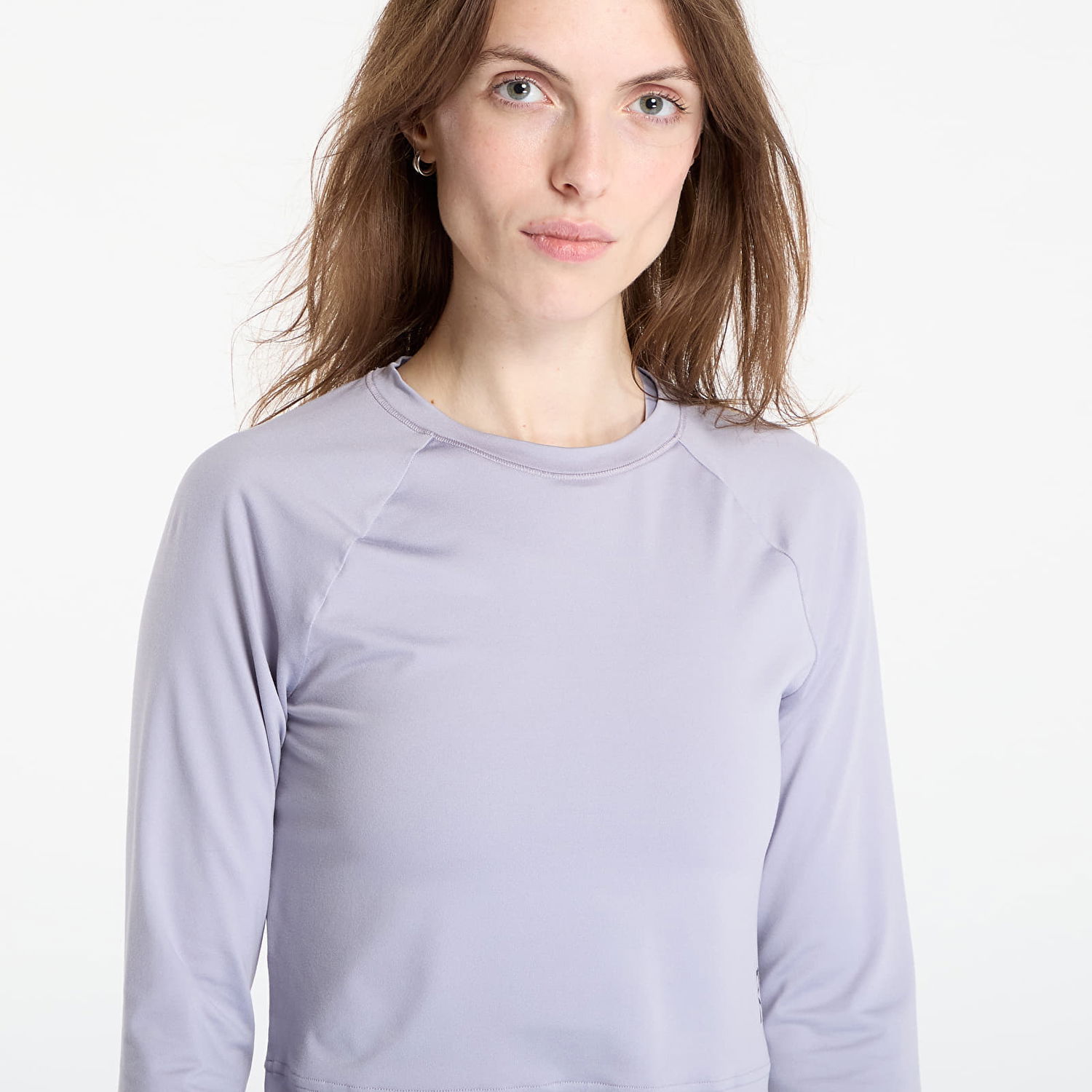Tričko On Running T-shirt On Studio Long Tee Crop Purple Fialová | 1WF12430174, 1