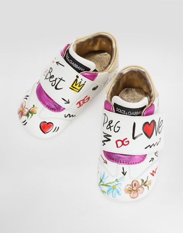 Doplnky Dolce & Gabbana Dolce & Gabbana Calfskin Newborn Girls' Shoes Biela | DK0109AW567HWF57, 3