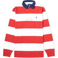 Block Stripe Rugby Polo Shirt