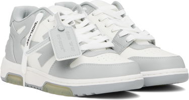 Tenisky a topánky Off-White Out Of Office Calf Leather "White Grey" Šedá | OMIA189C99-LEA007-0109, 3