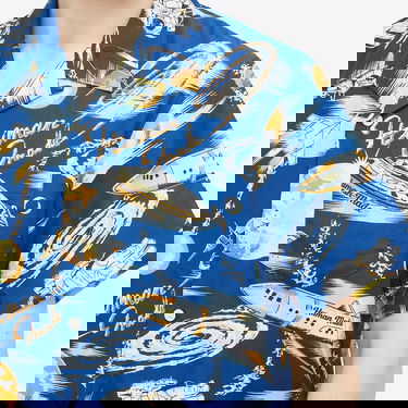 Košeľa Human Made Vacation Shirt 'Space' Modrá | HM27SH024-BL, 5