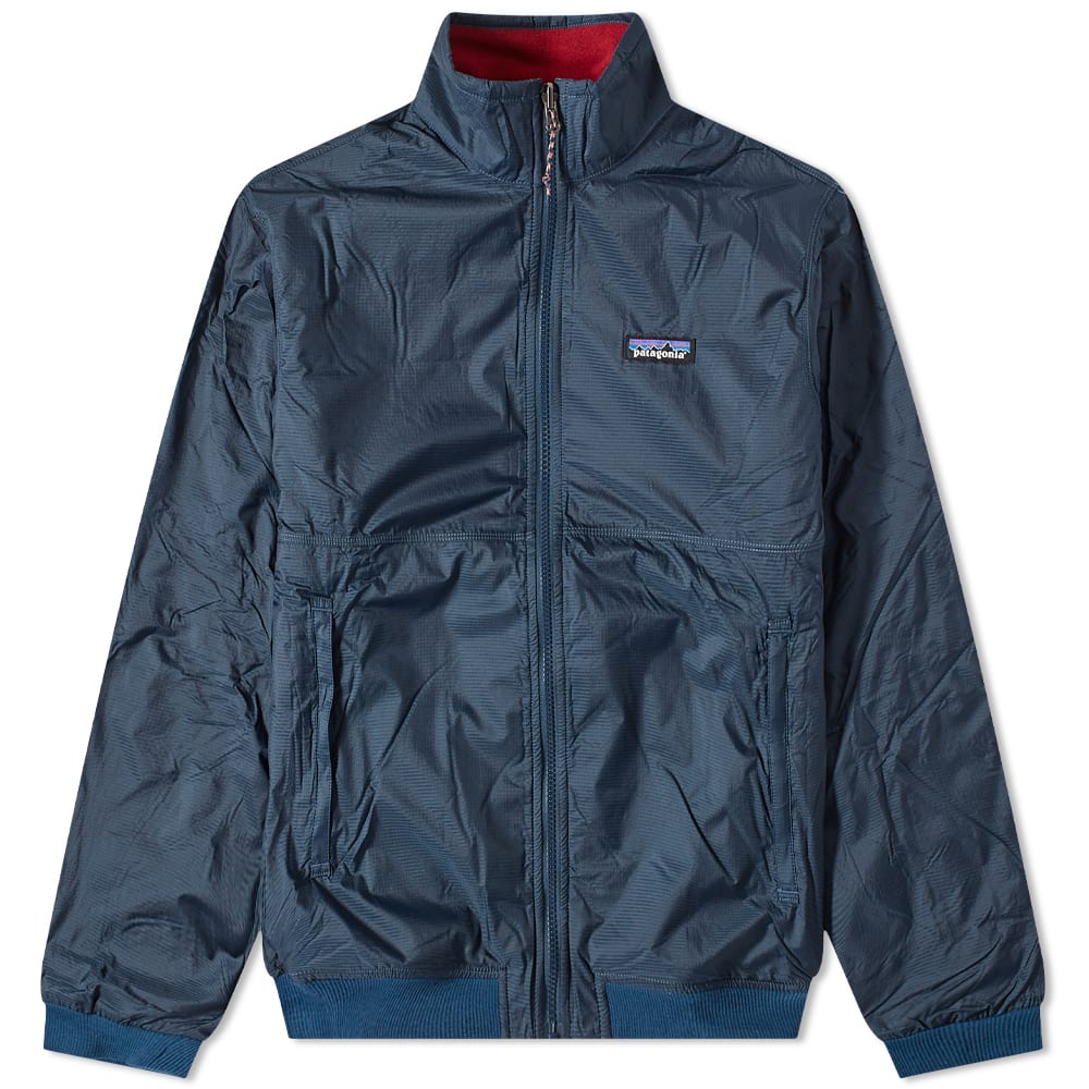 Bunda Patagonia Reversible Shelled Microdini Jacket Navy | 26215-TIDB, 0