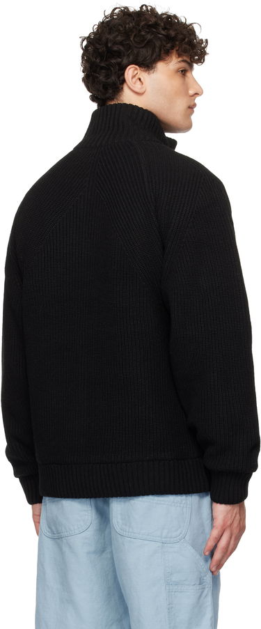 Sveter Carhartt WIP Black Banley Knit Jacket Čierna | I033902, 2