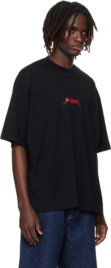 Tričko VETEMENTS Vetements Metal Logo Regular Fit T-Shirt Čierna | UH76TR600B, 1