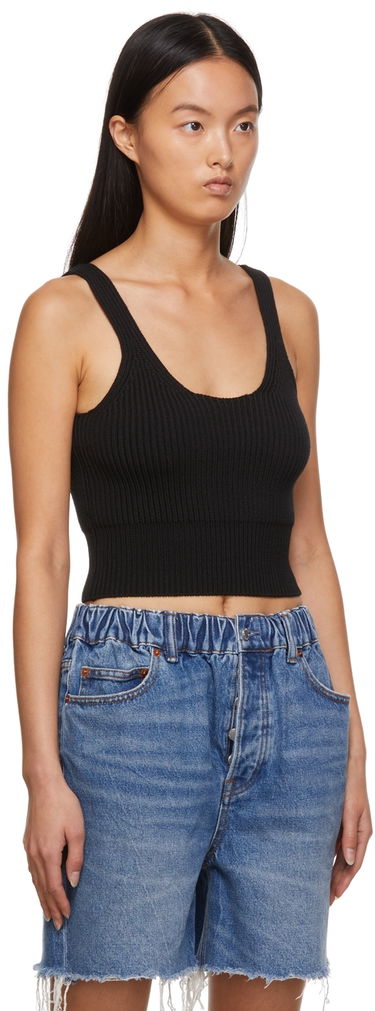 Tielko Alexander Wang Knit Tank Top Čierna | 4KC4211041, 1