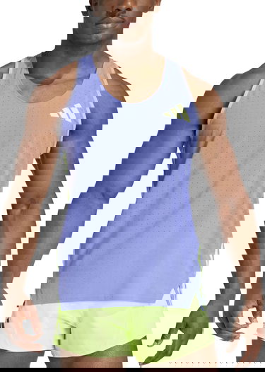 Tielko adidas Originals Adizero Tank Top Fialová | iw6635, 0