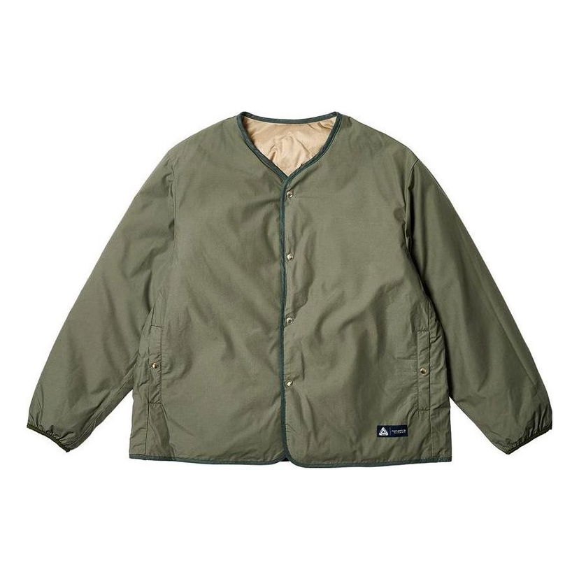 Bunda Palace Reversible Down Cardigan Zelené | SUAF372ESG
