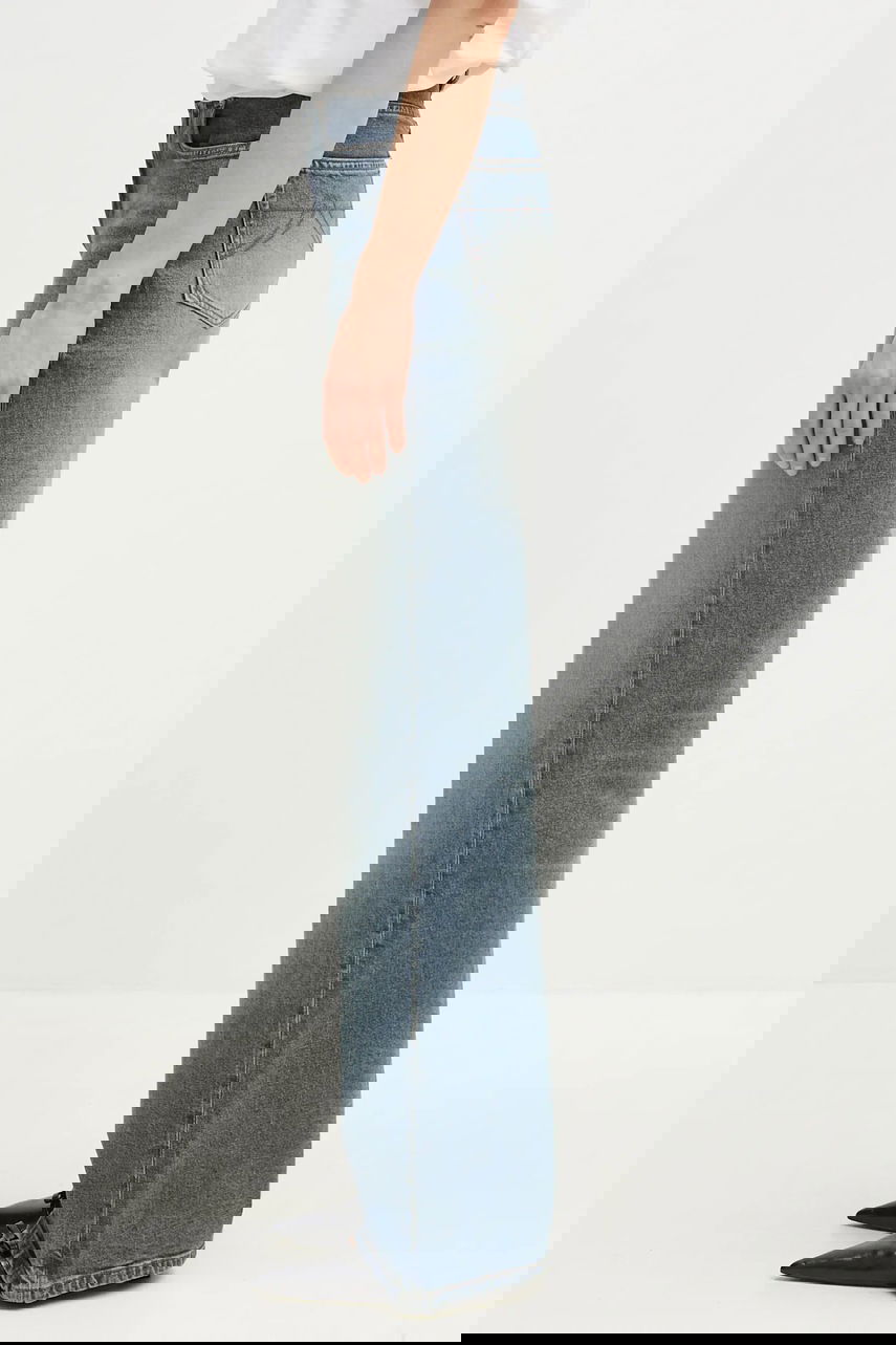 Džínsy KENZO High Waist Jeans Modrá | FF52DP2176S7.DS, 1