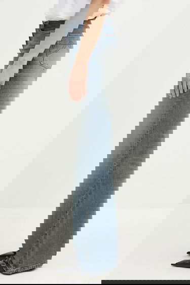 Džínsy KENZO High Waist Jeans Modrá | FF52DP2176S7.DS, 1