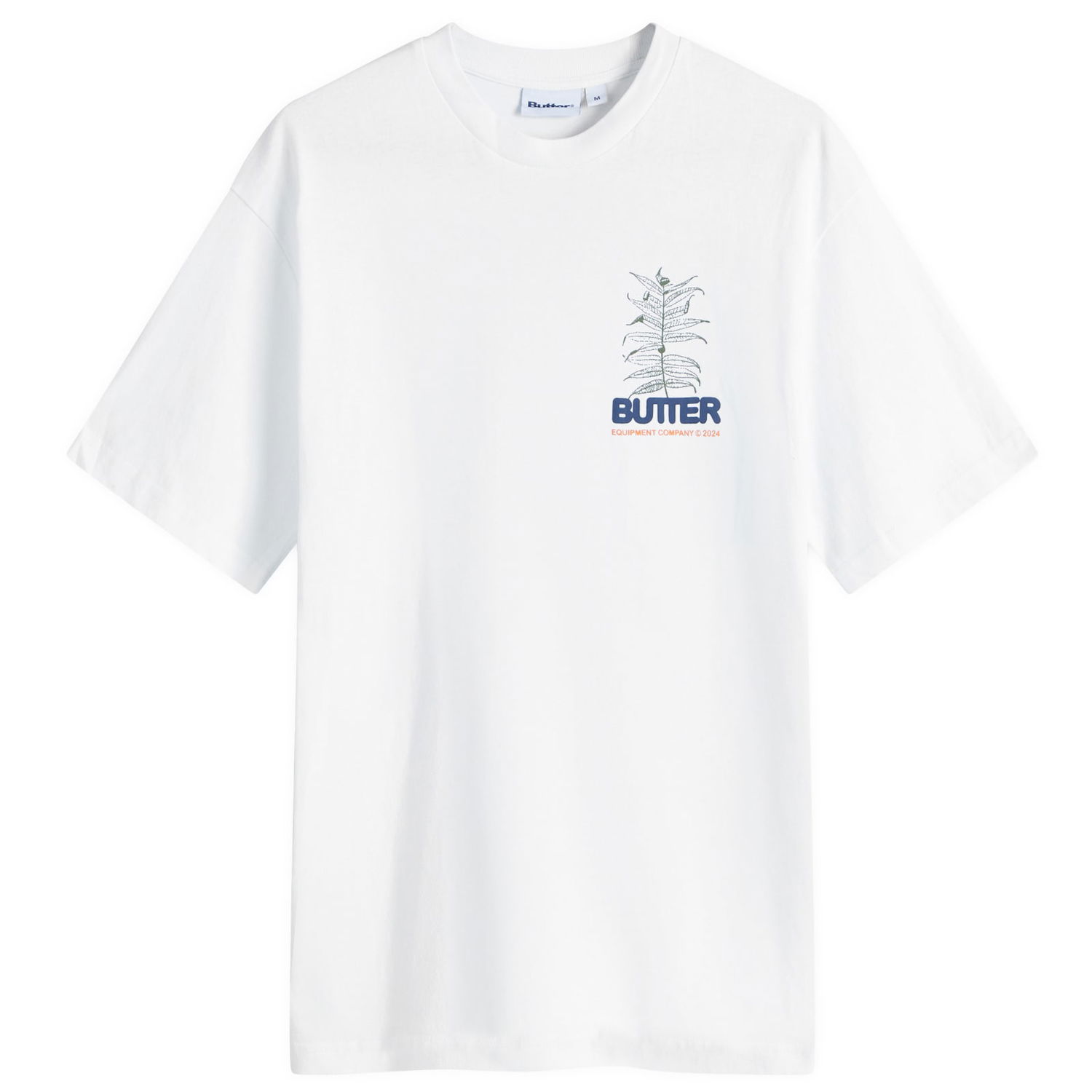 Tričko Butter Goods Men's White T-Shirt with Earth Print Biela | BGQ4240004-WHT, 0