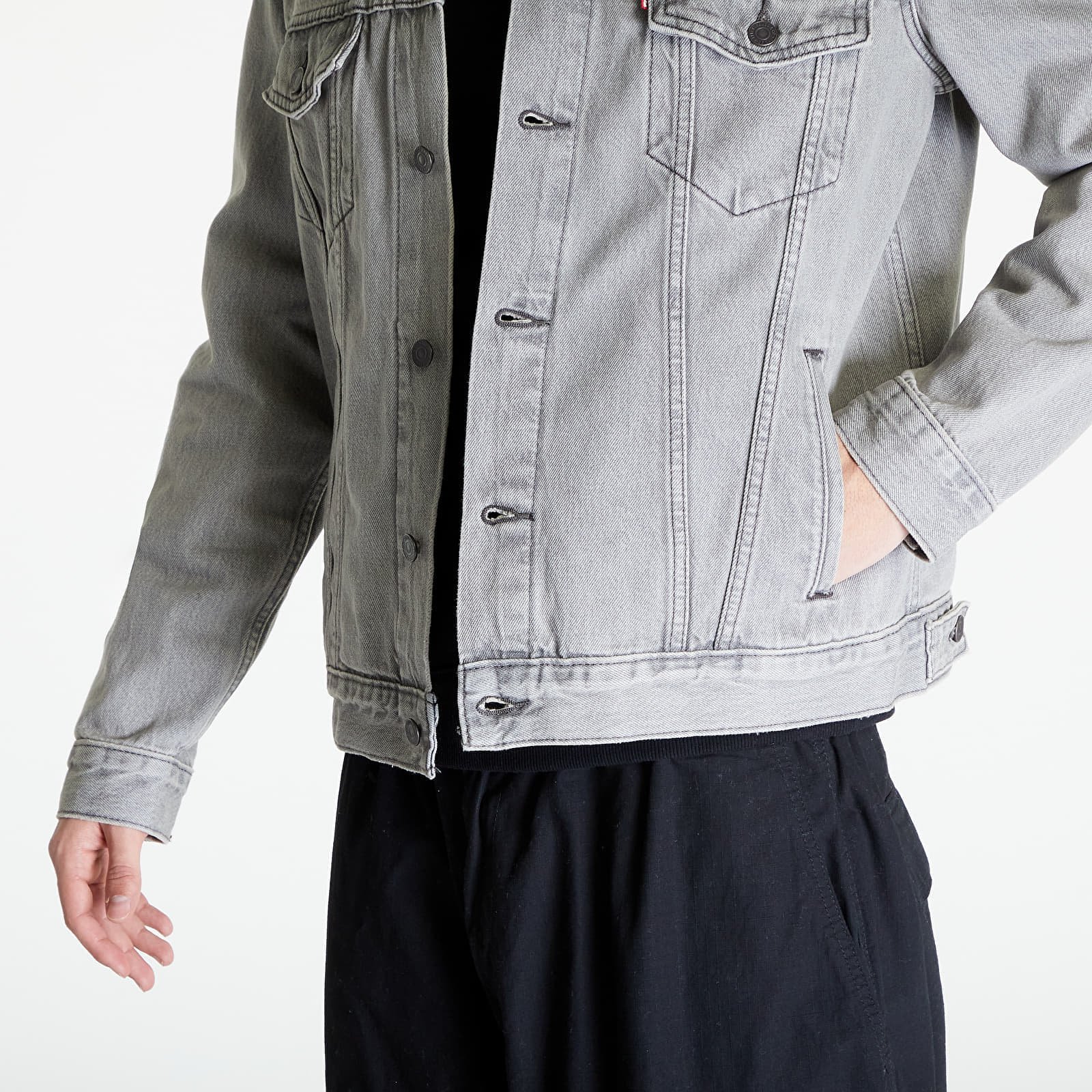 Men's denim jacket ® Trucker Jacket Gray