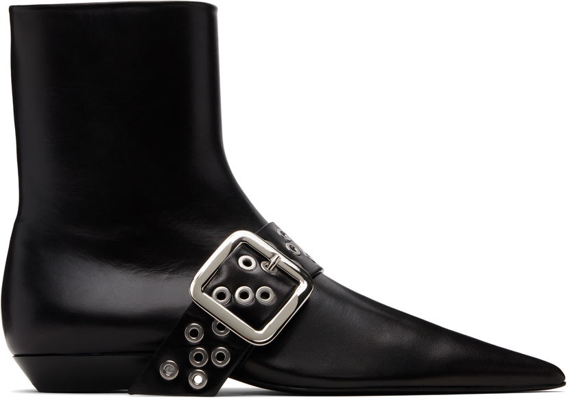 Tenisky a topánky Jil Sander Jil Sander Eyelet Buckle Ankle Boots Čierna | J15WU0105_P8226