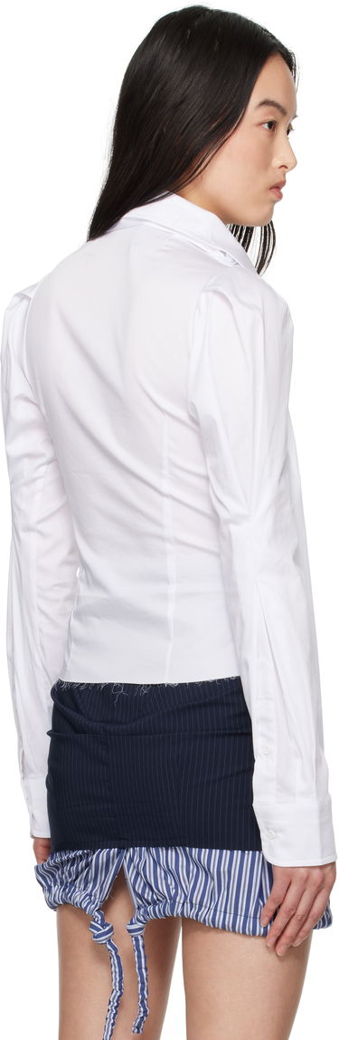 Košeľa Ottolinger Ottolinger Deconstructed Lavallière Shirt Biela | 11140021101, 2