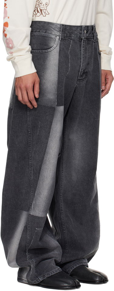 Džínsy Eckhaus Latta Eckhaus Latta Bend Jeans Čierna | 1225-EL-PF25-SF, 1