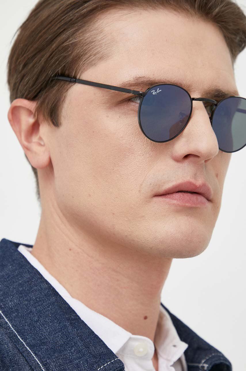 Slnečné okuliare Ray-Ban NEW ROUND Sunglasses Čierna | 0RB3637.002/G147, 1