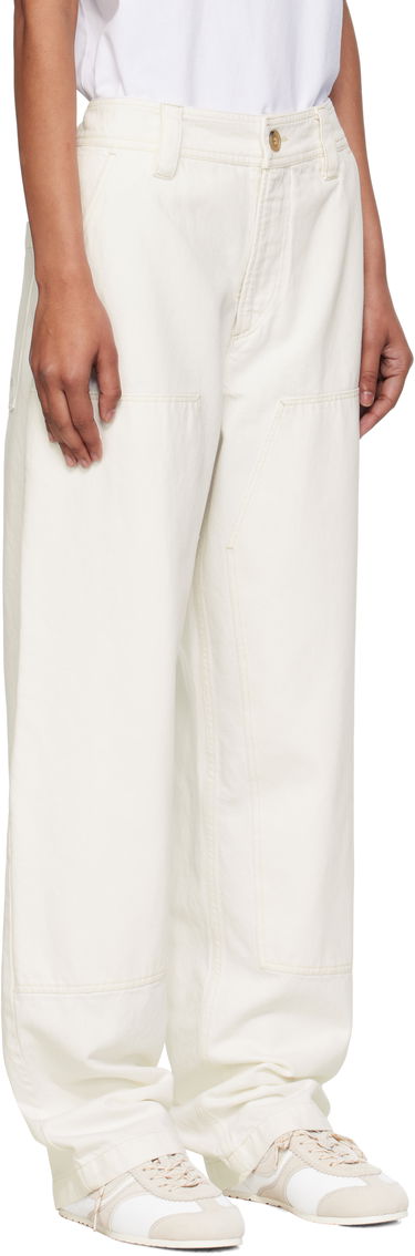 Cargo nohavice A.P.C. A.P.C. Gustav Carpenter Pants Biela | COGZV-M08484, 1