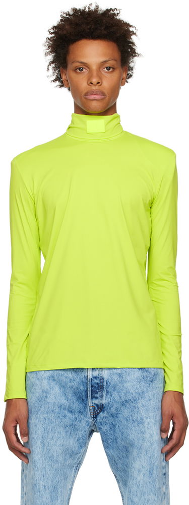 Sveter VETEMENTS VTMNTS Turtleneck Long Sleeve Top Žltá | VL14TO300Y, 0