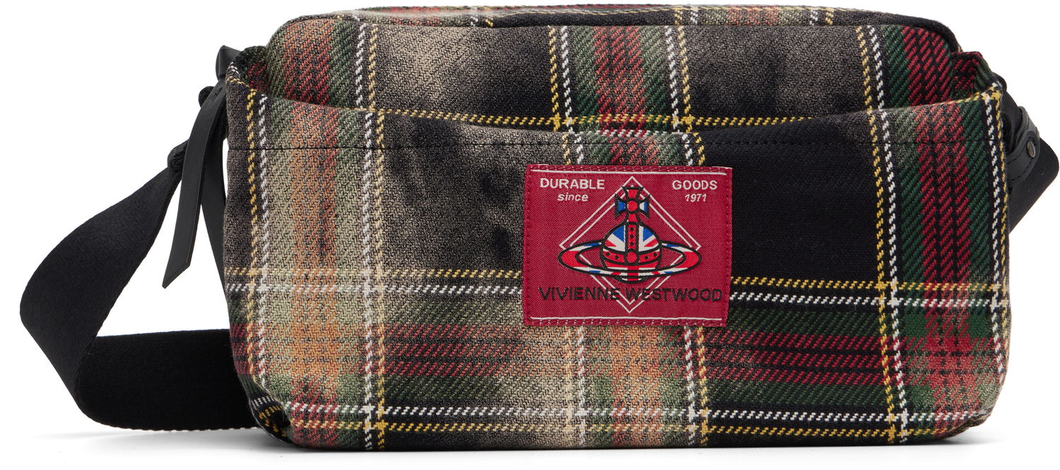 Taška cez rameno Vivienne Westwood Plaid Jude E/W Crossbody Bag Rôznofarebný | 48030010U-W01AS-, 0