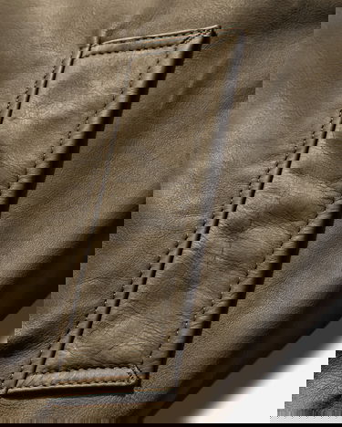 Bomber bunda OUR LEGACY Compel Leather Bomber Jacket with Fur Hood Zelené | M4259CO 001, 4
