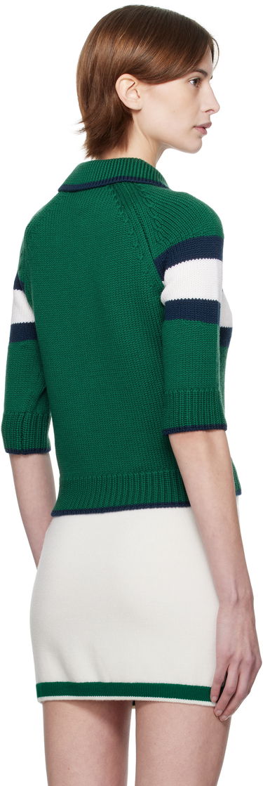 Sveter Casablanca Casablanca Colorblock Polo Zelené | WPS25-KW-826-01, 2