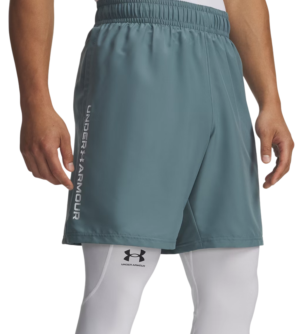 Šortky Under Armour Tech Woven Wordmark Short Tyrkysová | 1383356-587, 0
