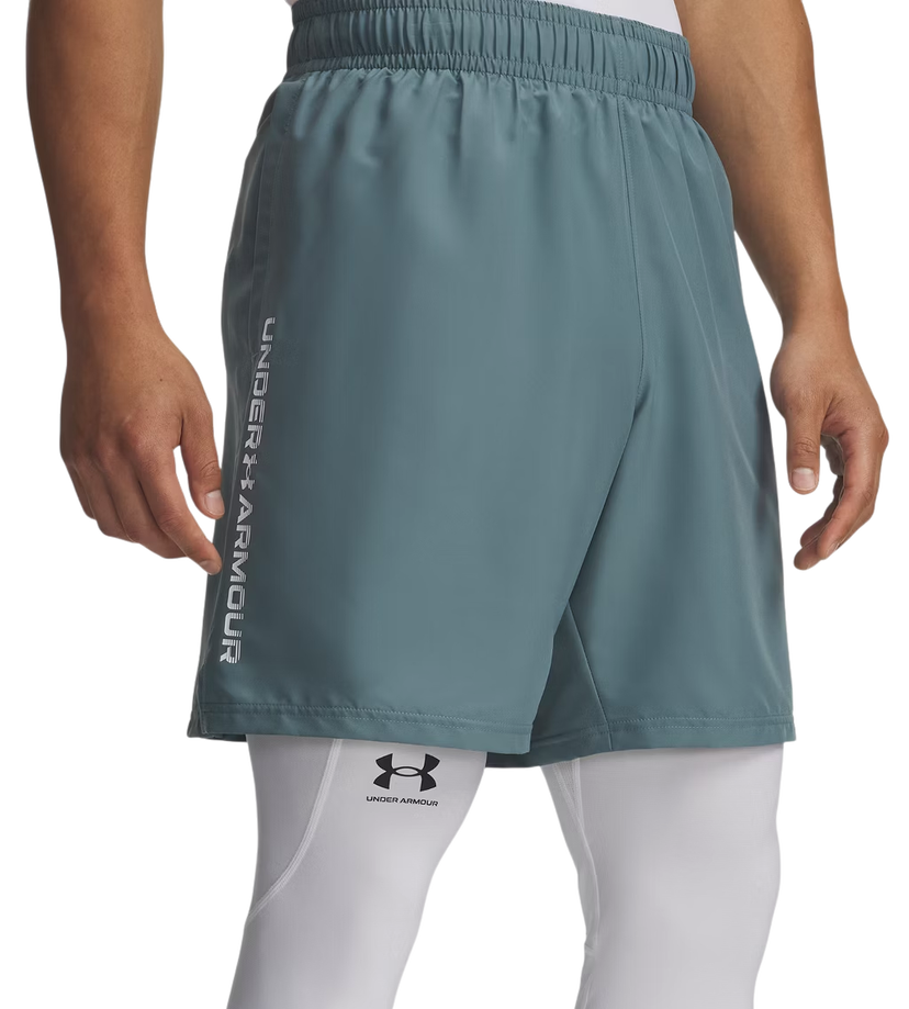 Šortky Under Armour Tech Woven Wordmark Short Tyrkysová | 1383356-587